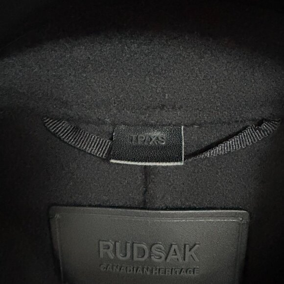 Rudsak Laylah Double-Breasted Coat XS Black - Picture 5 of 16